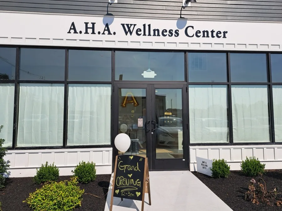A.H.A. Wellness Center storefront on Main Street in Hanson, MA